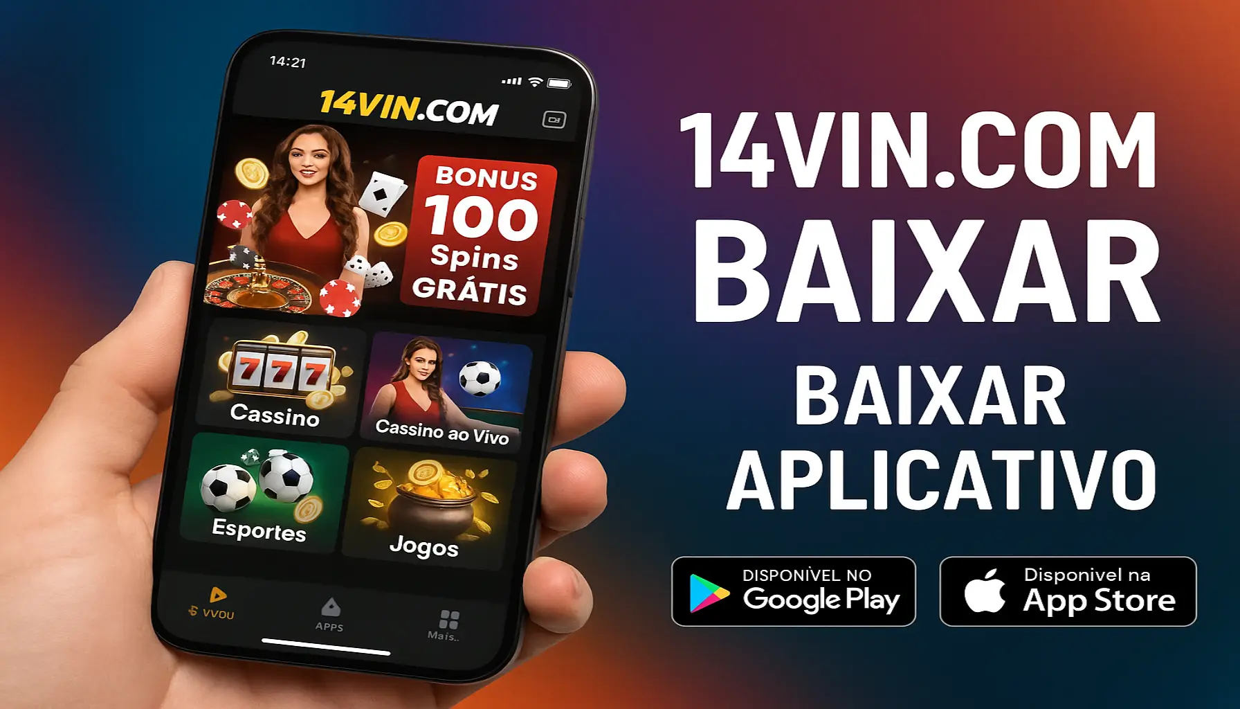 Baixar o 14VIN.COM Cassino App