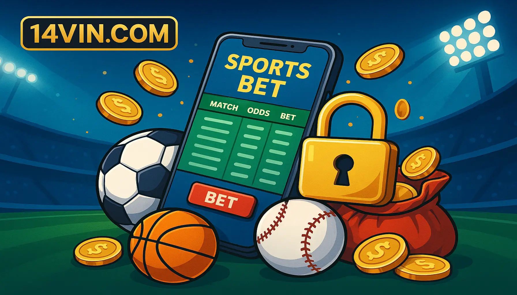 Apostas esportivas no cassino online 14VIN.COM